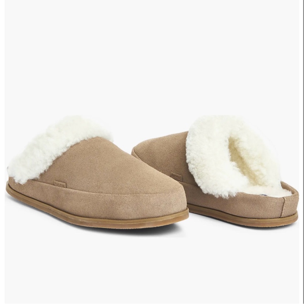 Hari Mari Tia Leather Slipper, Storm Size 8